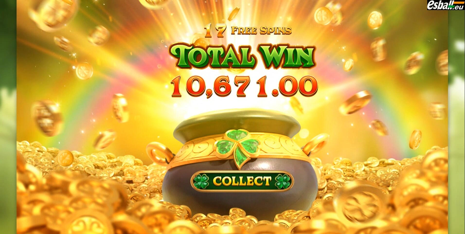 leprechaun riches total win